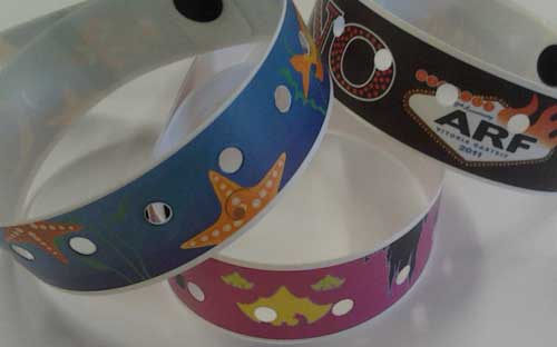 Full Color Plastic L wristband