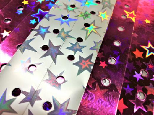 Glitter wristband - Stars