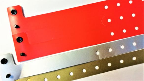 Narrow L Plastic Wristband