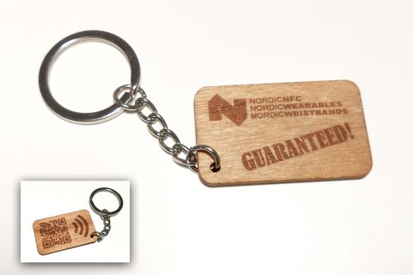 Wooden RFID Keyfobs