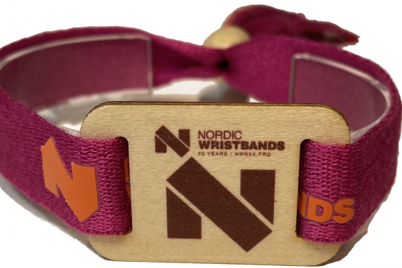 Eco Wristbands with Wooden RFID Tag
